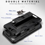 Wholesale iPhone SE 2020 / 8 / 7 Military Grade Armor Protection Stand Magnetic Feature Case (Black)